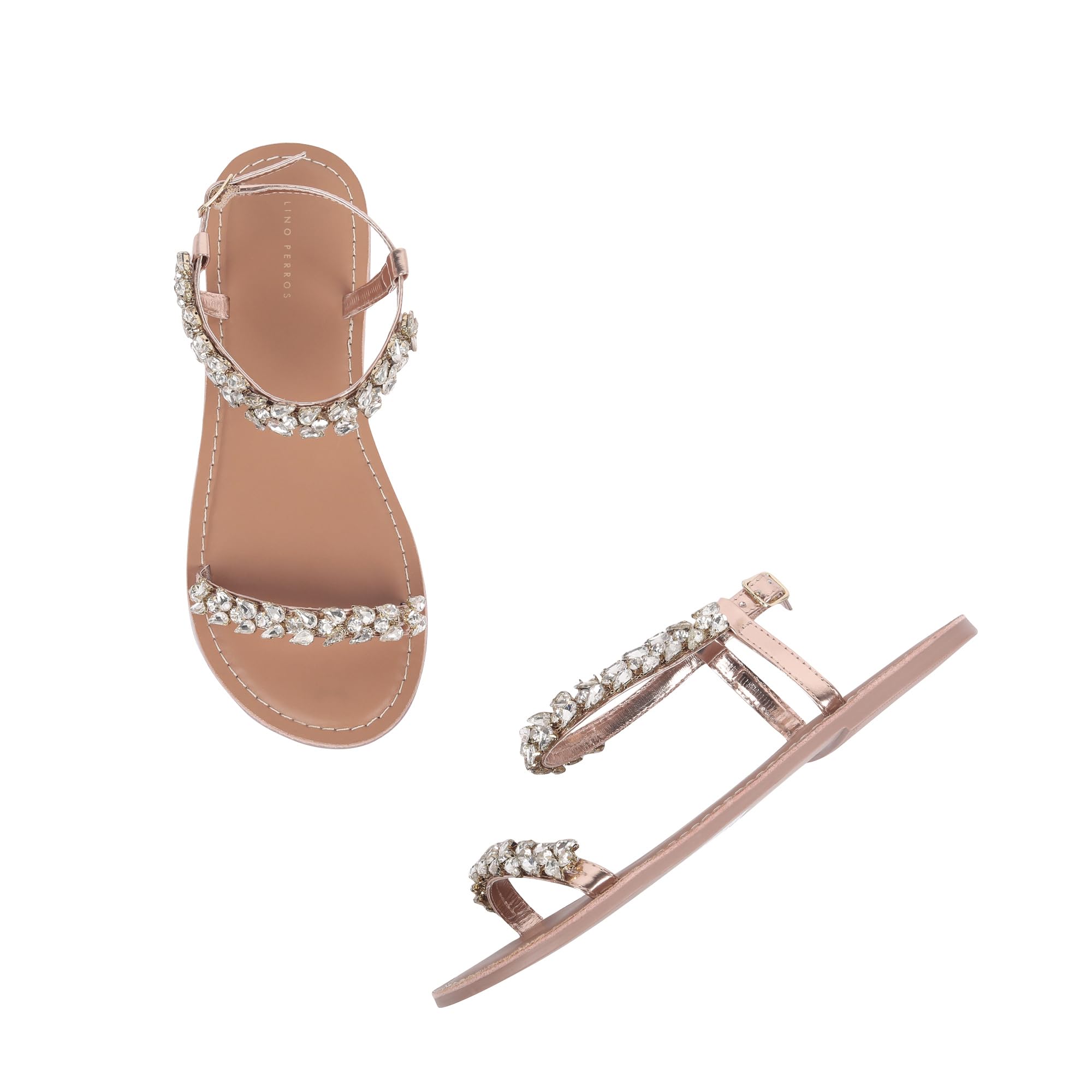 Lino Perros Jewellry Stone Embellished Flats (B0CY2Q84QD) Amazon Price History, Amazon Price Tracker