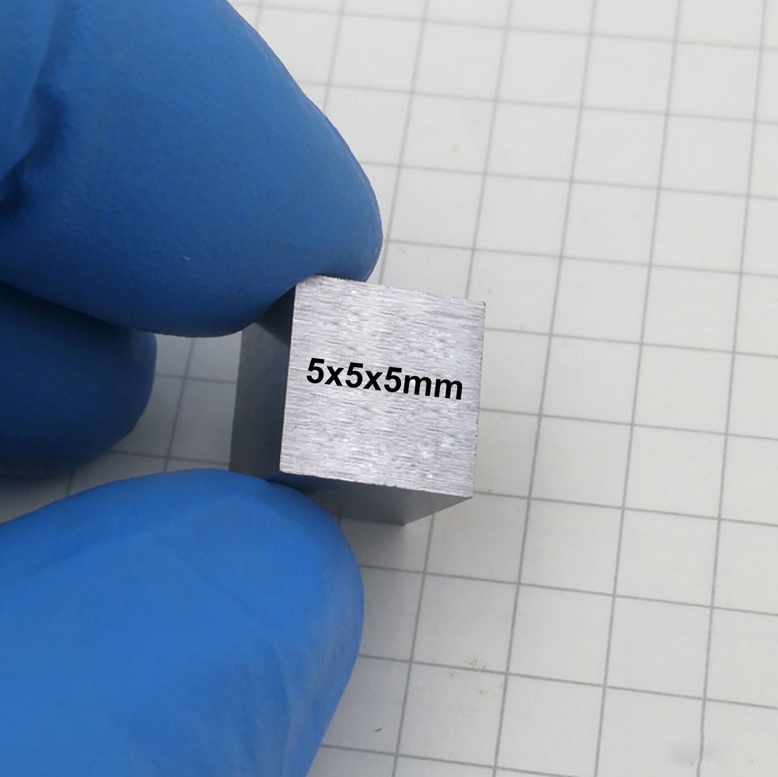 COYOUCO Tungsten Cube Metal Density Cubes Pure Metal High Density Element Cube,5mm