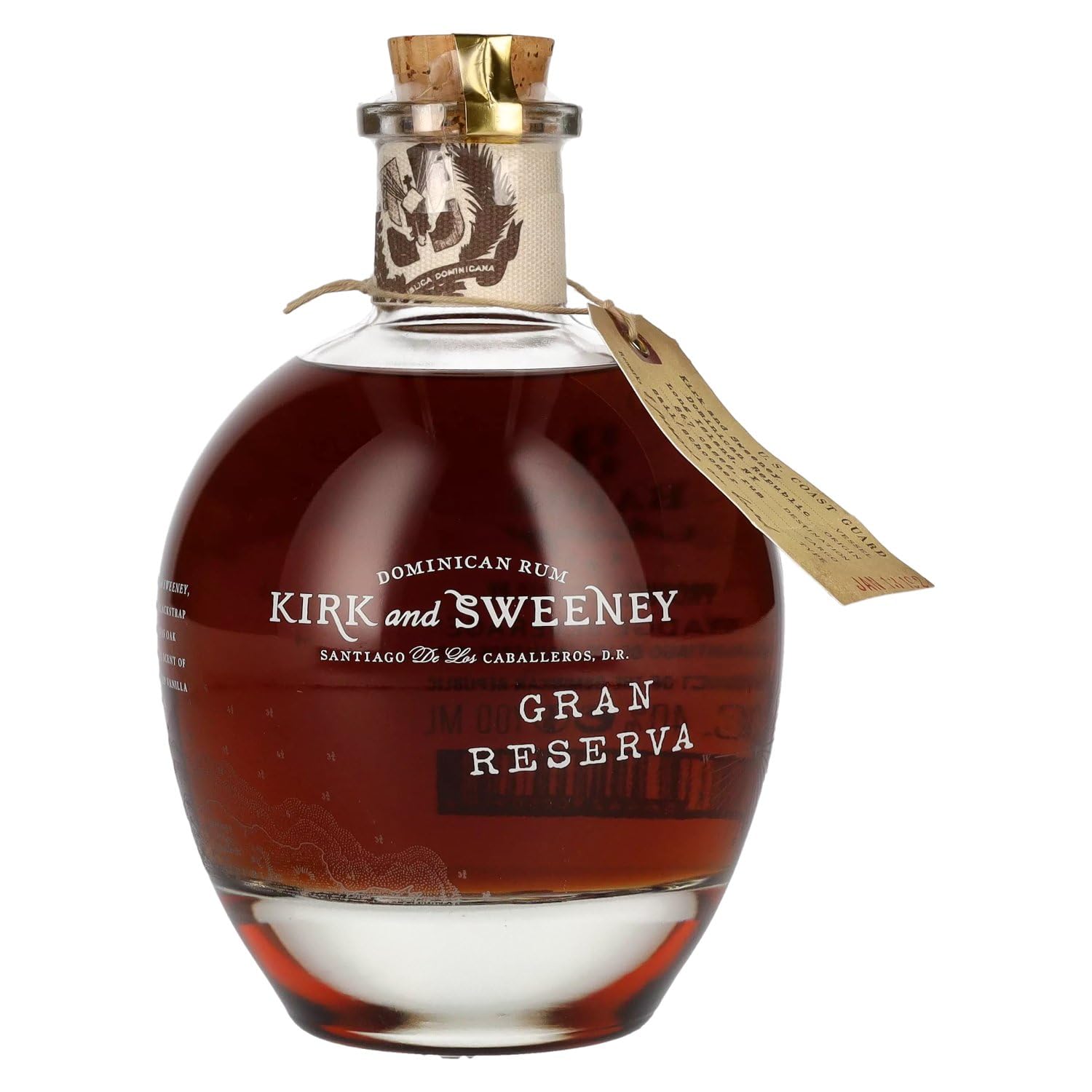 3 Badge - Kirk & Sweeney Gran Reserva, Rum Prodotto in Repubblica Dominicana, Distillato con Metodo Tradizionale e Invecchiato in Botti di Quercia, 40% Vol, Bottiglia in Vetro da 700 ml - 4