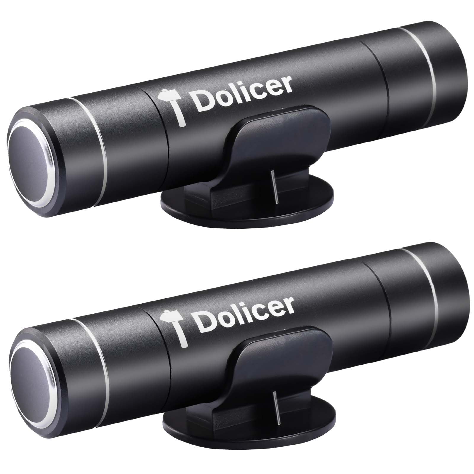 Dolicer 2-in-1 Car Safety Hammer - Emergency Window Breaker & Seatbelt Cutter (2 Pack)
