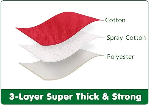 Miniatura 16 de Pie de árbol de Navidad FLASH WORLD, con estampado de nieve (color blanco, 36 pulgadas)