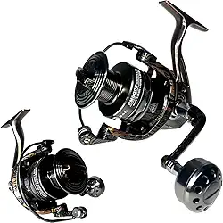 MARURI, Molinete De Pesca Praia Debao HM 6000-13 Rolamentos - Drag: 16kg - Antiferrugem - Em Aluminio