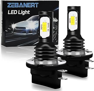 H11B LED Headlight Bulb, 6500K White 12000LM H11B LED Bulbs Low Beam, Plug and playn, 12363B1 H11B 61493 H11C1 LED Headlight Bulb(Pack of 2)