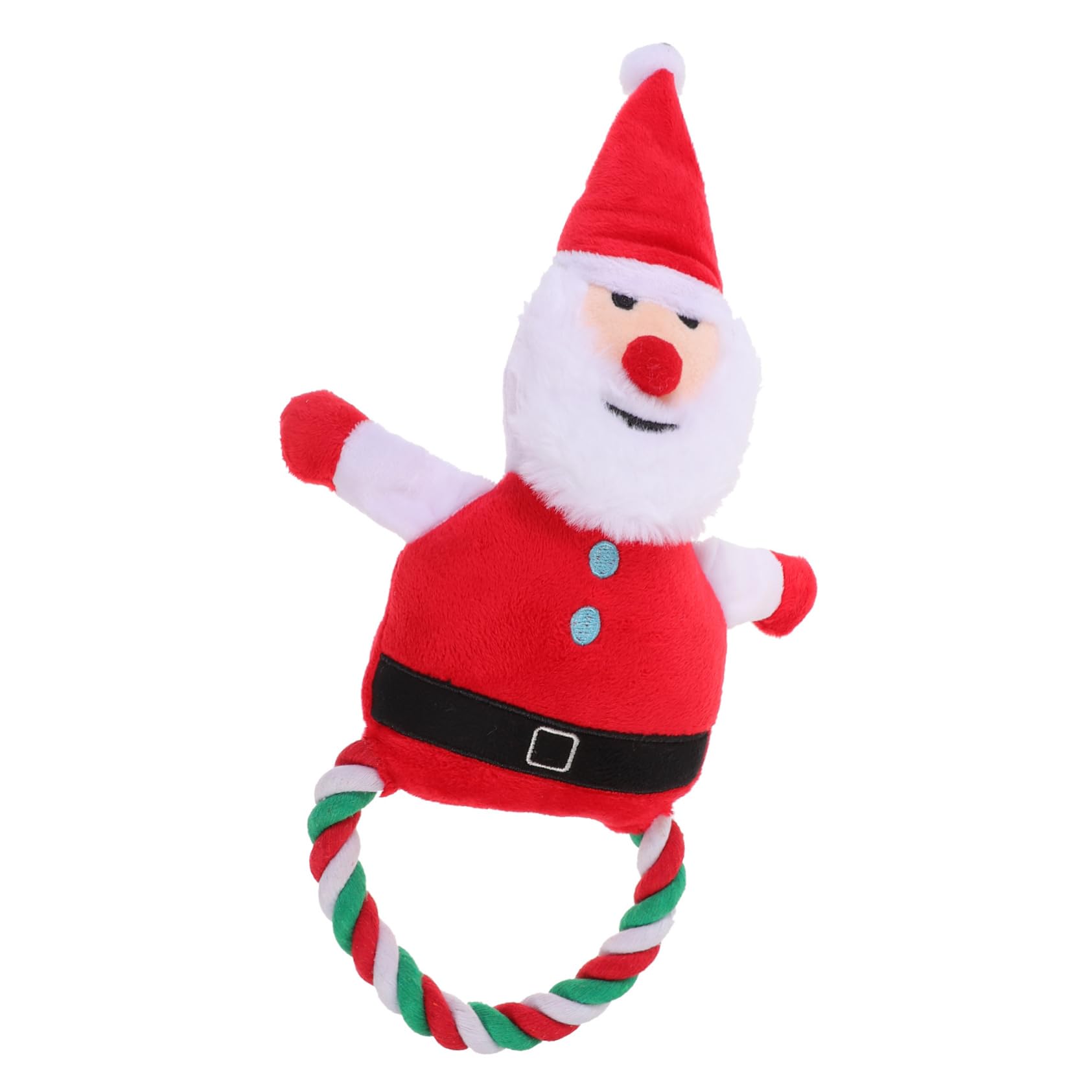BESPORTBLE 5stücke Puppy Chew Toy Santa Claus Form Interaktives Spielzeug Für Hunde Quietschend Und Langlebig Für Weihnachten Fördert Das Kauen Intelligenz Von Haustieren