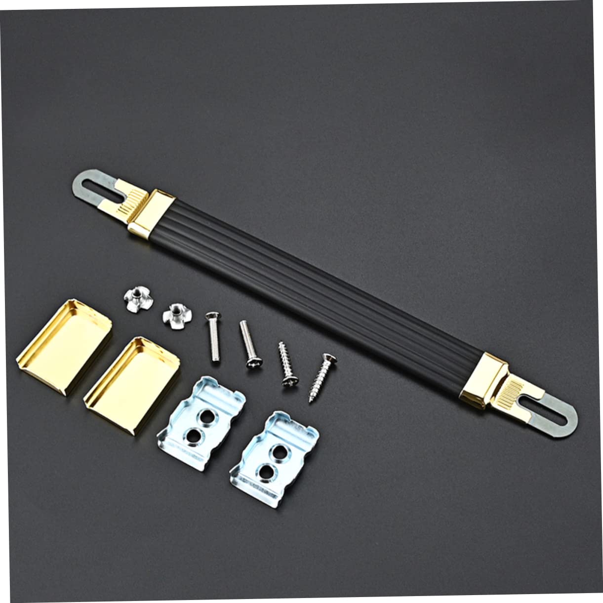 CIYODO 2sets Retro Amplifier Handle Ends and Screws Comfortable Grip for Speaker Replacement Material for Amplifiers and Sound Equipment