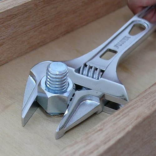 Miniatura 5 de FUJIYA Herramientas, FLS-43G-F, llave corta ajustable con empuñadura