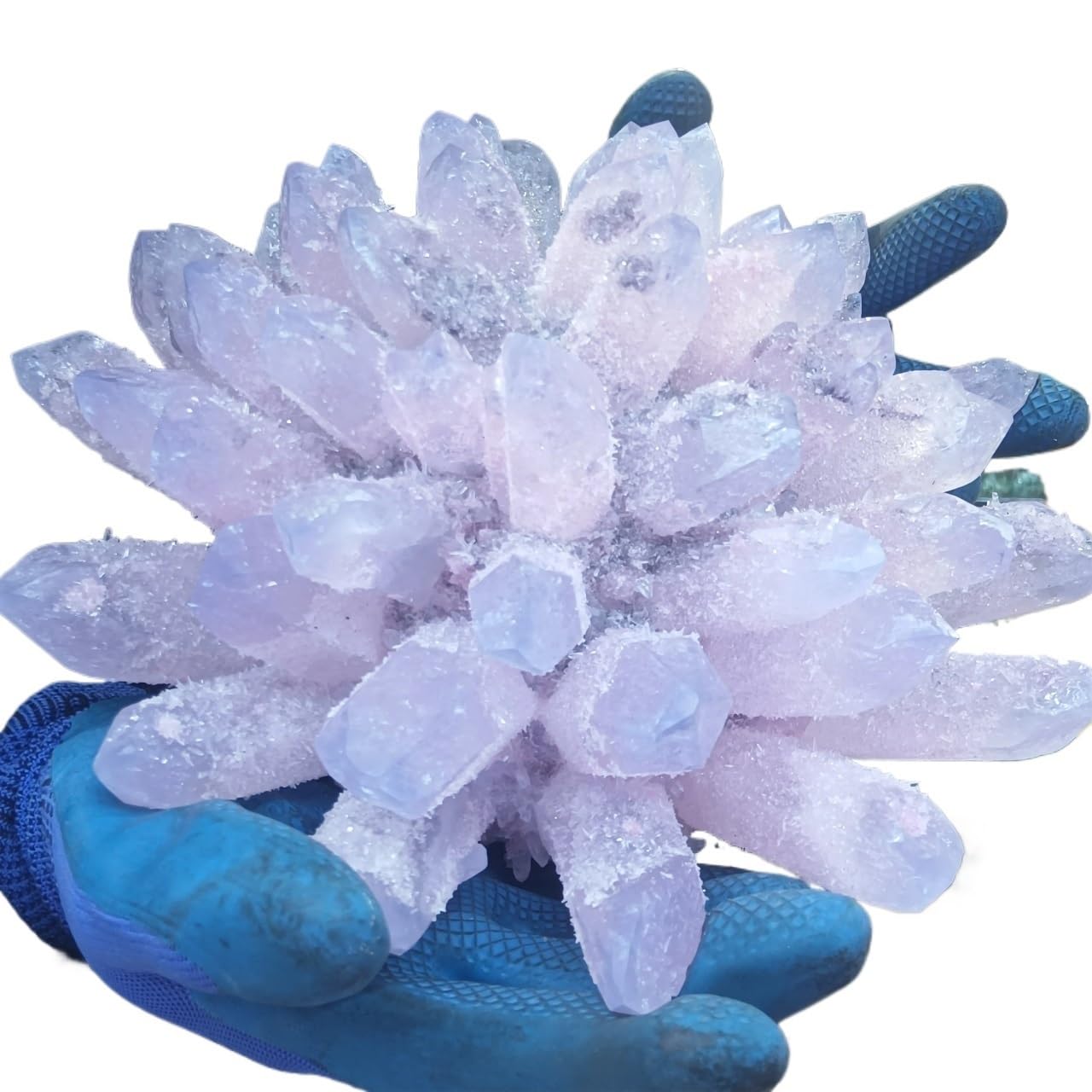 LLBOGRGGN Stone Crystal Cluster Home Decoration Craft Gift (Size:510-600g)