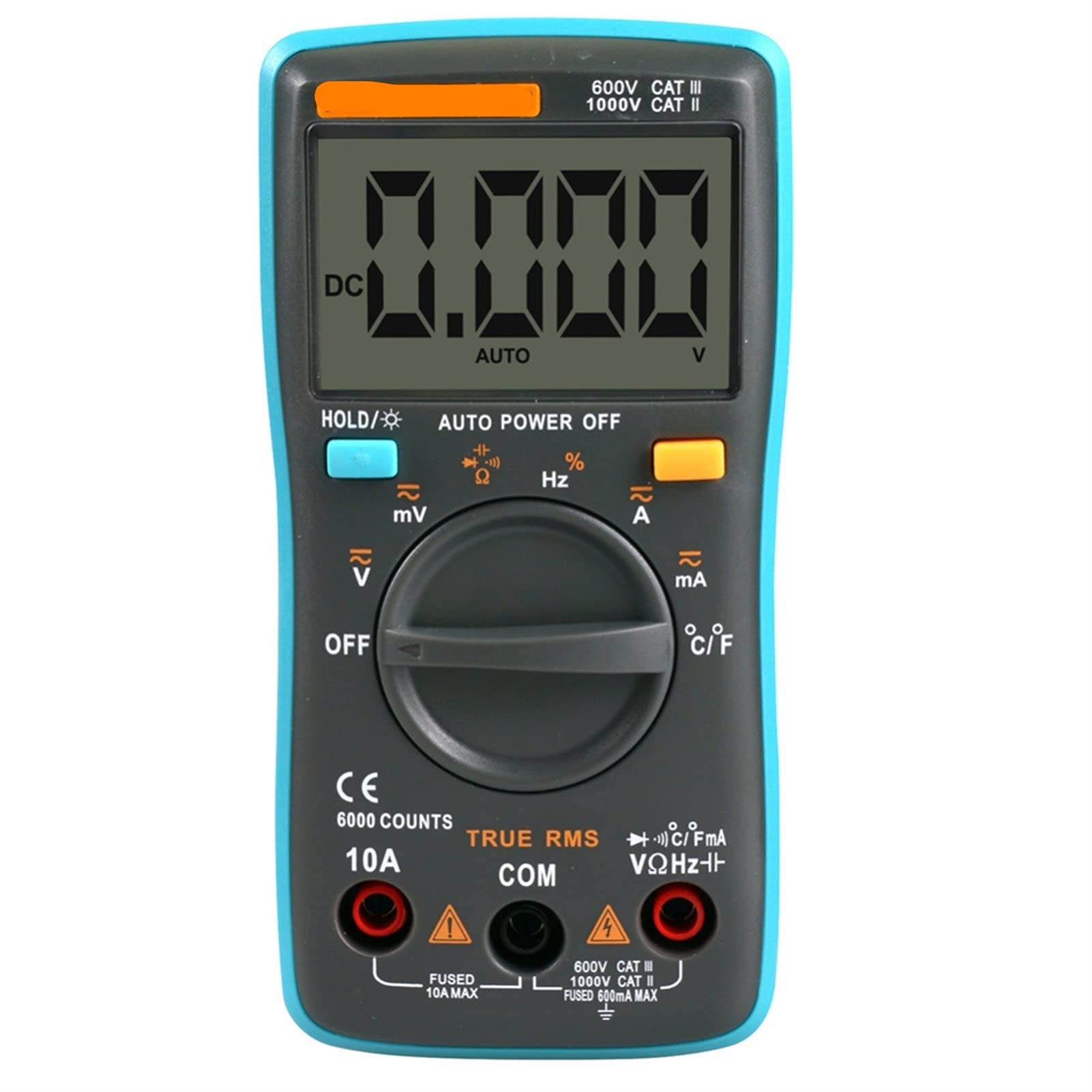 طقم مسبار دائرة الطاقة Auto Digital Multimeter 6000 عدد الإضاءة الخلفية AC/DC. تحويل ommm ammeter مقاومة السعة درجة الحرارة اختبار متر DM202 تحقق من وجود شاحنات سيارات للدراجات النارية