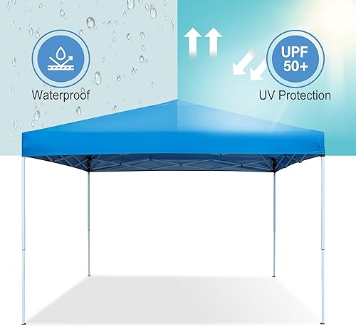Miniatura 3 de ZENY Tienda de campaña desplegable portátil de 10 x 10 pies para exteriores, para fiestas, camping, patio, gazobo, refugio instantáneo, playa,