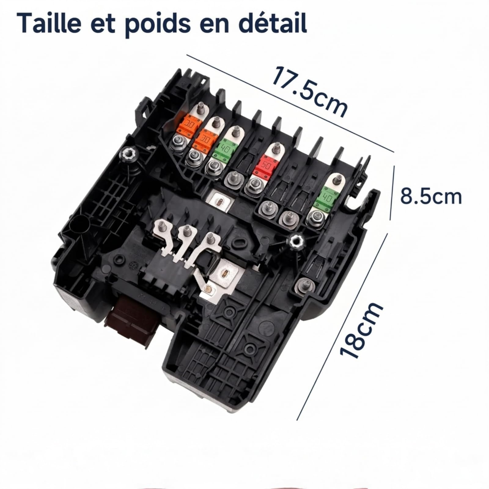 Module de Gestion de Batterie 9675350380 9675350280, Boîtier de Fusibles BPGA de Rechange Adaptable sur Peugeot 3008 5008 et Citroën C4 Picasso, Unité de Protection Électrique