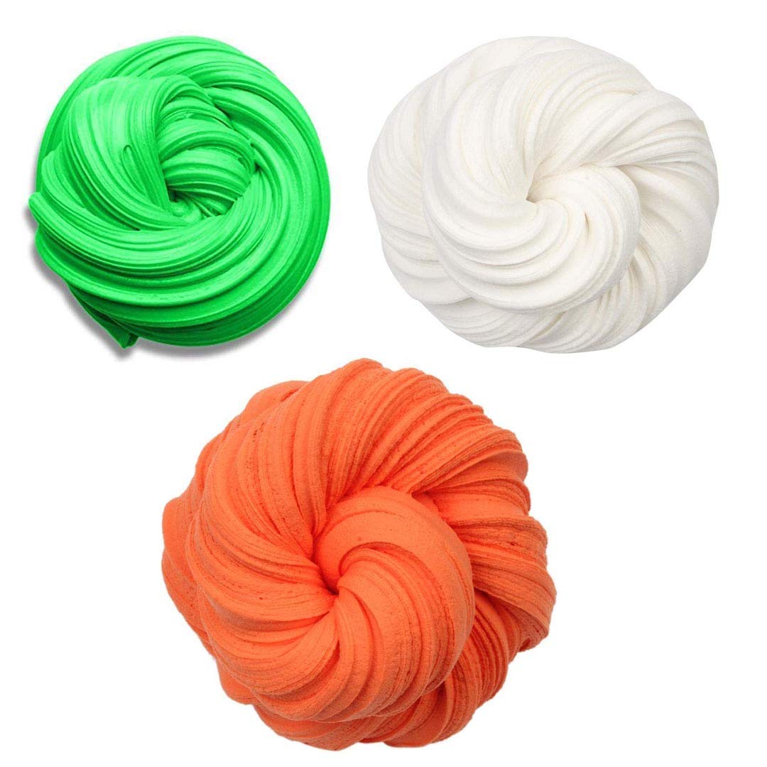 JULIANA Glittery Fluffy Stretchy Non Toxic Putty Slime for Kids (Pack of 3- Free Slime activator and Glitter) (B07W4LNPFK) Amazon Price History, Amazon Price Tracker