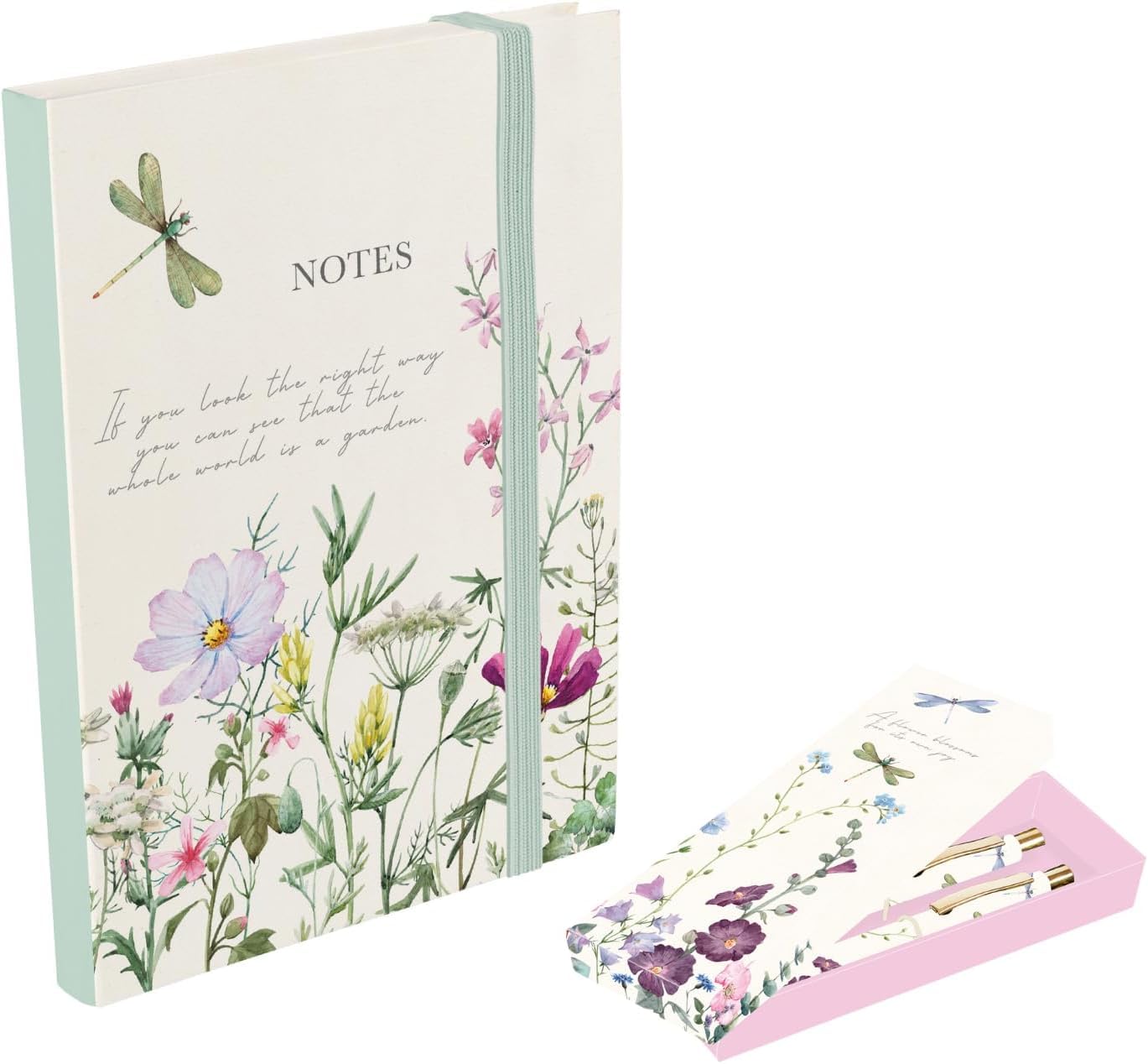 The Gifted Stationery Co. Ltd. Notebook and Pen Set, Elegant Collection (Wild Harmony A6 Multi) โ image 1