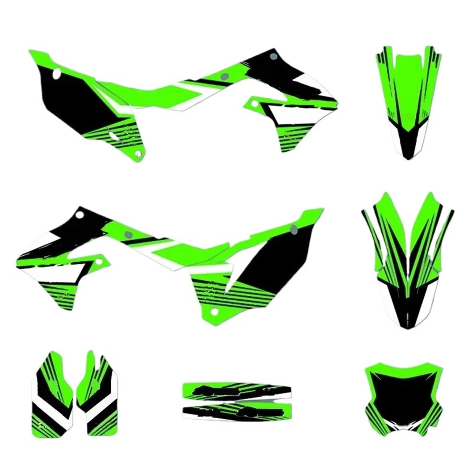 for Kawasaki KX250F 2021-2024 KX450F 2019-2023 Motorcycle Sticker Kit KXF250 KXF450 Graphic Decal KX 250F 450F