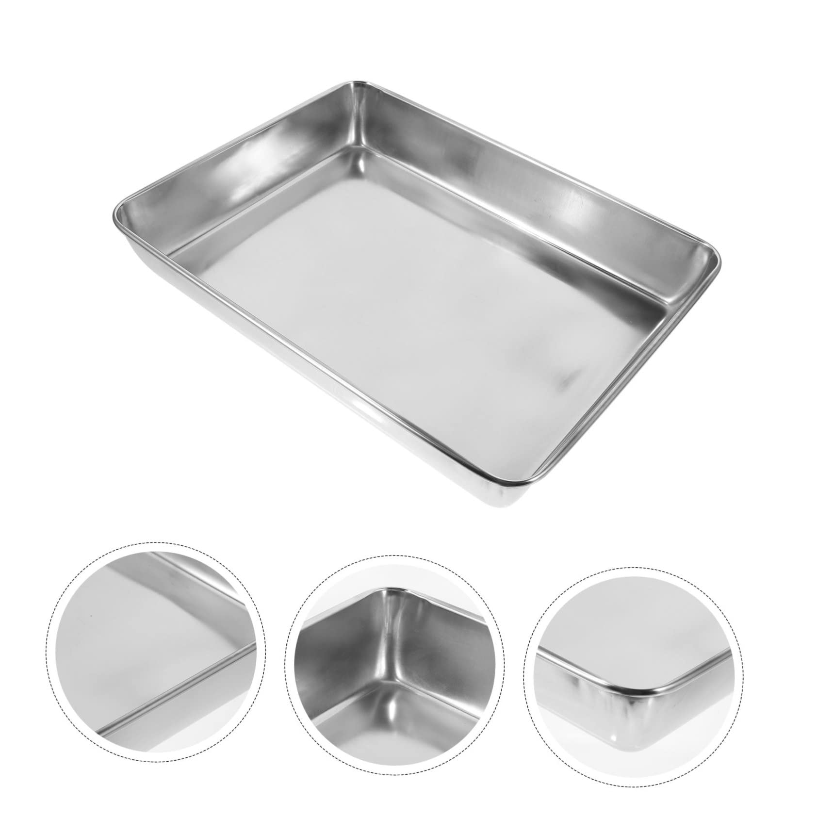 Toddmomy Vasca da Bagno Accessorio per Bagnetto Piccoli Uccelli e Piccioni in Acciaio Inossidabile Argento Allevia Stress Animale Domestico per Uccelli