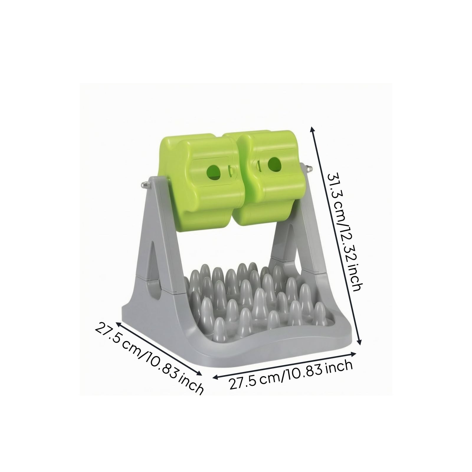 Gioco Puzzle per Cani Antistrozzo | Intelligenza, Gioco di Attivazione Mentale per Cani, Rilassante, Addestramento, Grigio Verde
