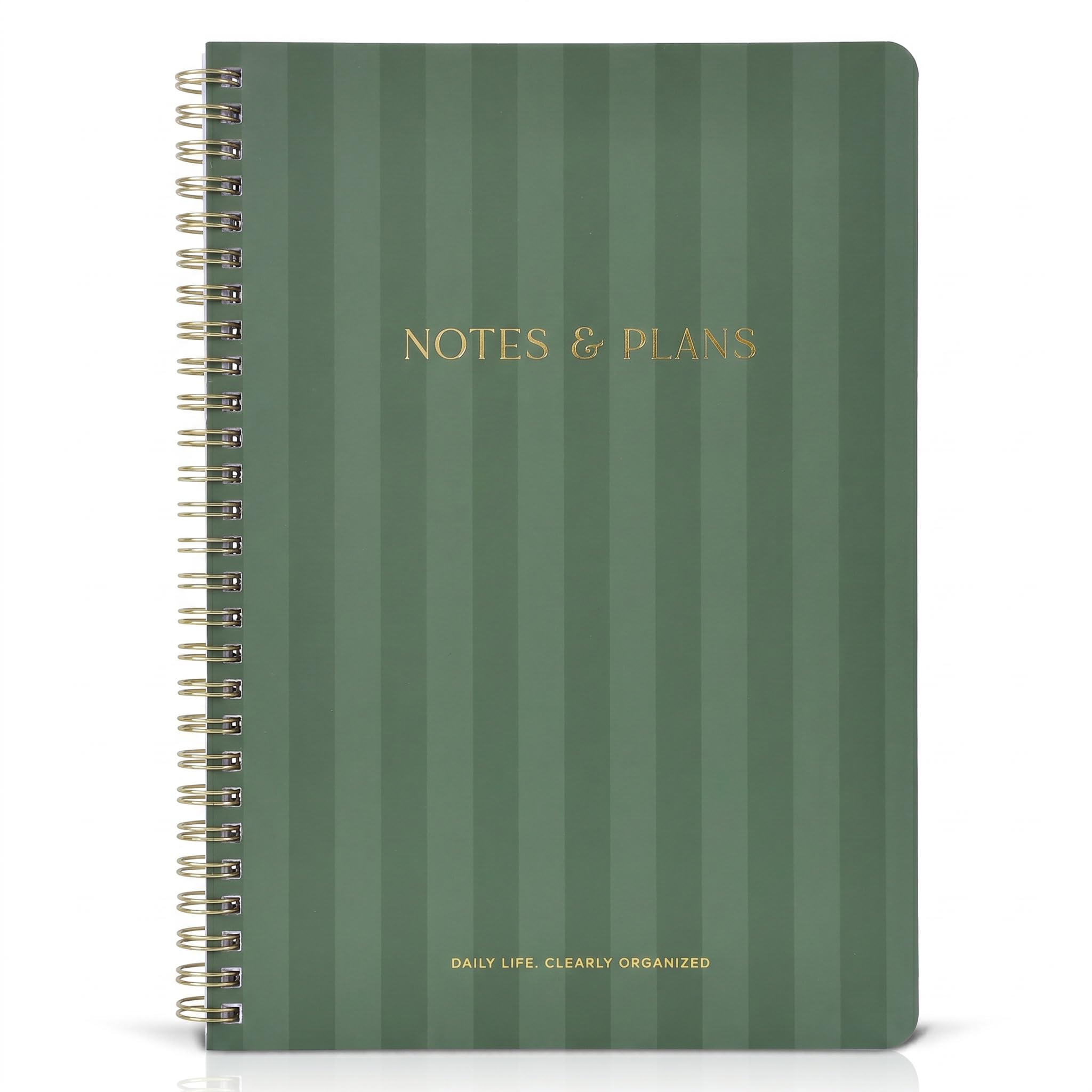 Beautiful Daily Planner And Notebook With Hourly Schedule - Aesthetic Spiral To do List Notepad to Easily Organize Your Tasks And Appointments - Stylish Book And School Or Office Supplies For Women