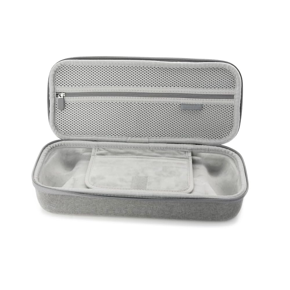 CENXI Case for PlayStation 5 Portal, EVA Carrying Case, Built in Screen Protector Portable Handheld Carrying Case Bag for Travel and Storage (Grey)