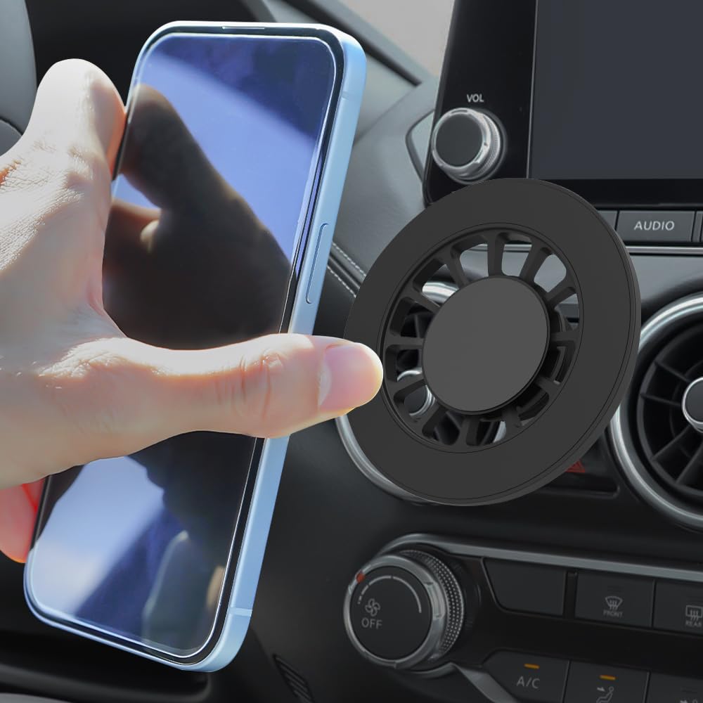 Magneto Vent Pro, Magnetic Phone Holder For Standard And Round Air Vents