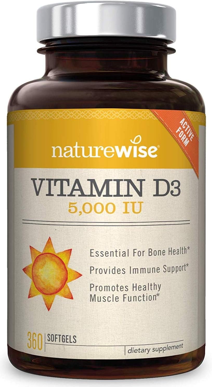 NatureWiseVitamin D3, 5000 Iu, 360 Softgels