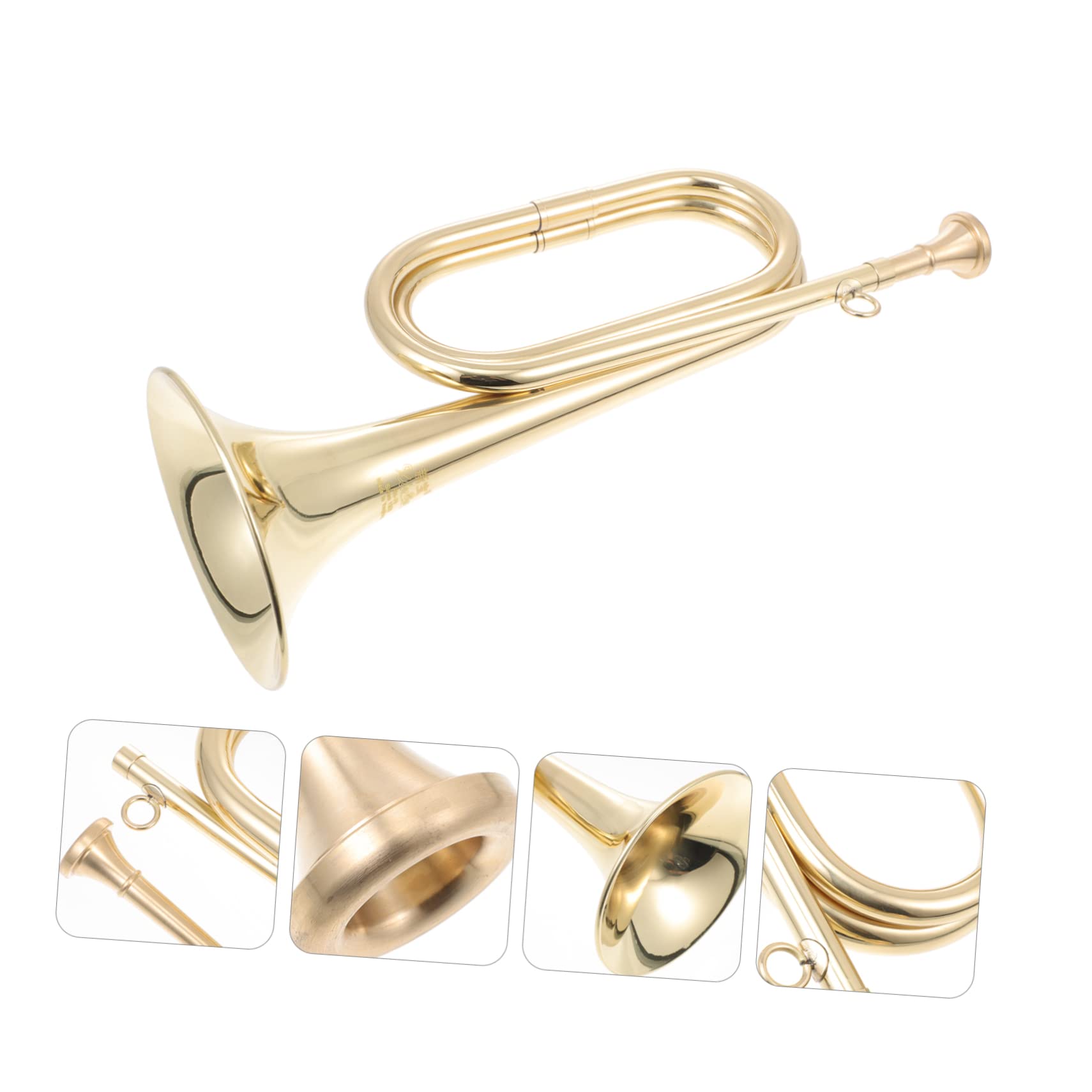 HANABASS 1Pc Trumpet Instrument for Students and Beginners Durable Music Tool for School Band Performances Creative Fun and Beautiful Desk Decoration