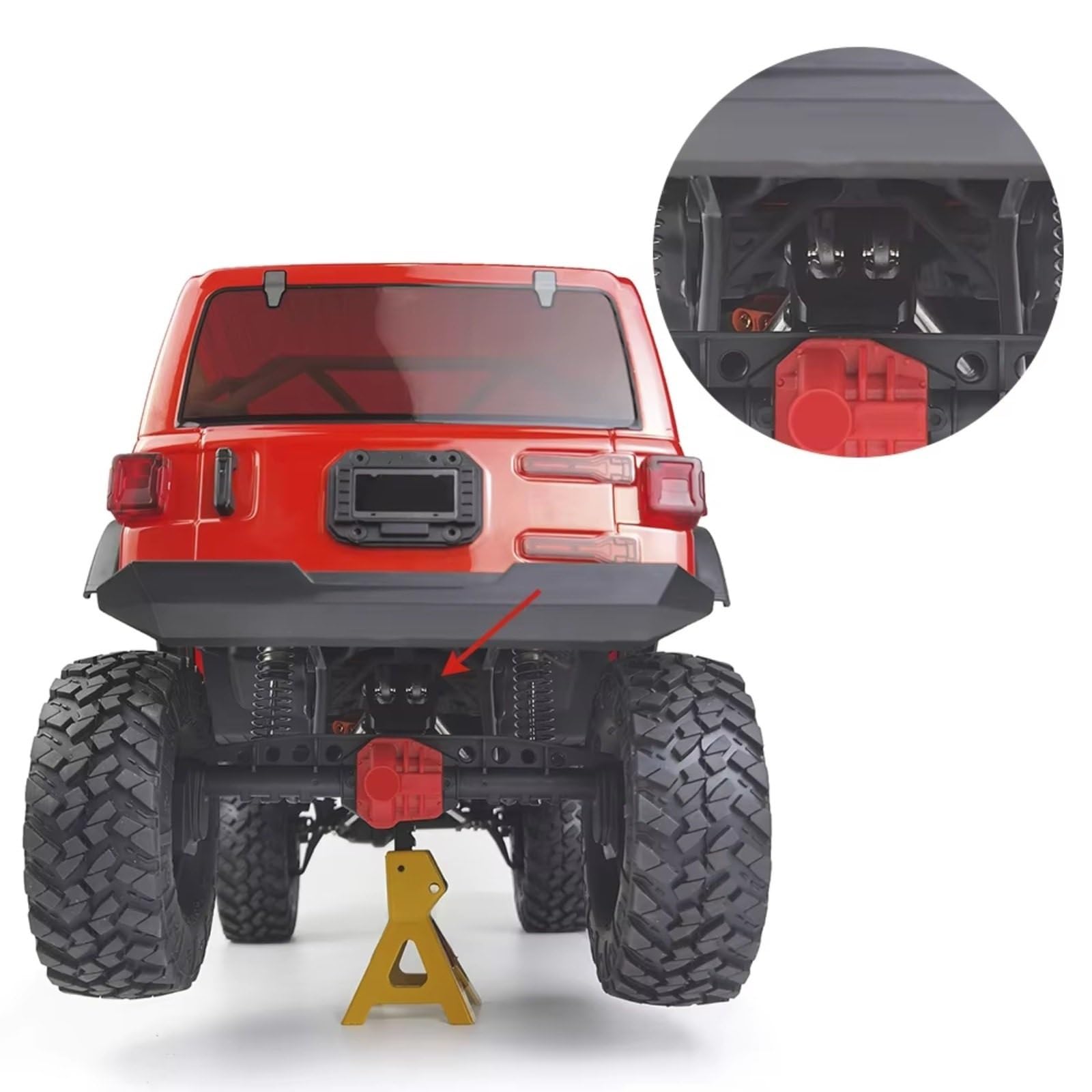 Mejora Coche RC para Axial para SCX10 III para Gladiator para Wrangler Base Camp Early para Bronco 1/10 RC Crawler Car Modelo Aleación Aluminio Enlace Montaje Elevado