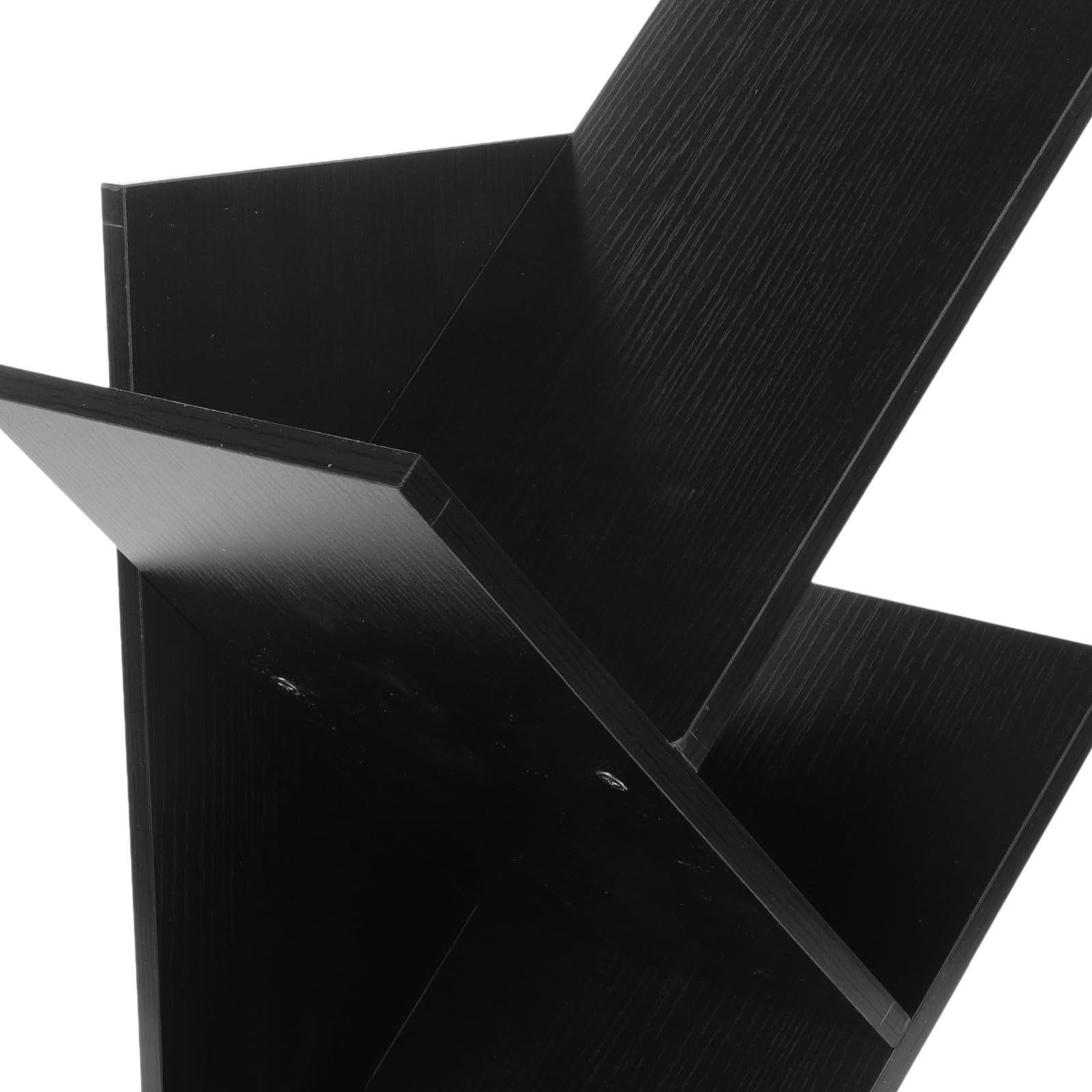 Alipis Libreria da Scrivania in Legno Nero per Ufficio e Workspace