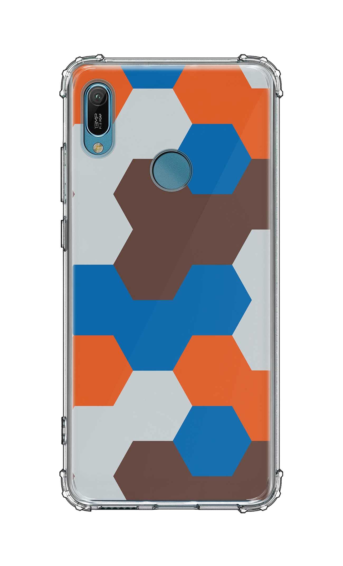 Stylizedd Classic Clear Case Compatible With Huawei Y6 Prime 2019 Soft Anti Drop Airbag TPU Gel Thin Transparent Flexible Shockproof Cover - Blockbuster Retro Full Print