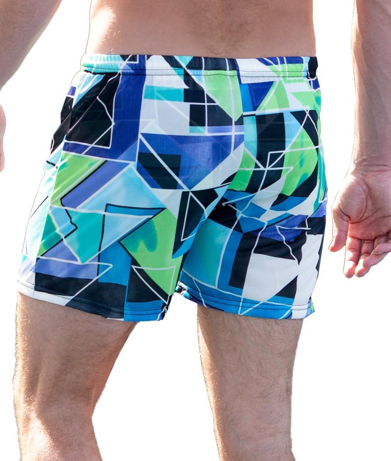 COOLTAN Men's Tan Through Swim Trunks, Topspin, Size Large - Image 2