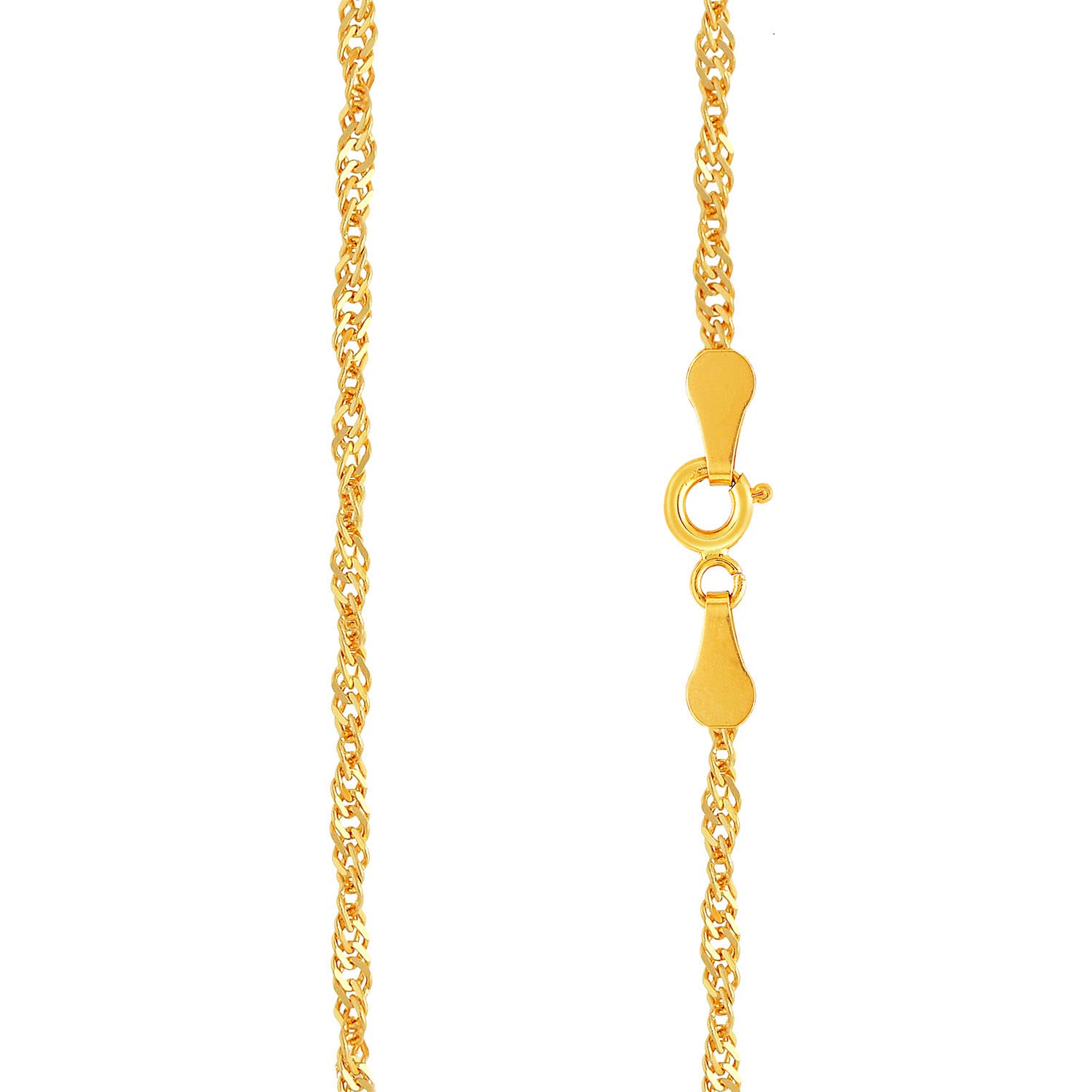 Malabar Gold and Diamonds 18 KT (750) Purity Gold Chain CLCHSG030