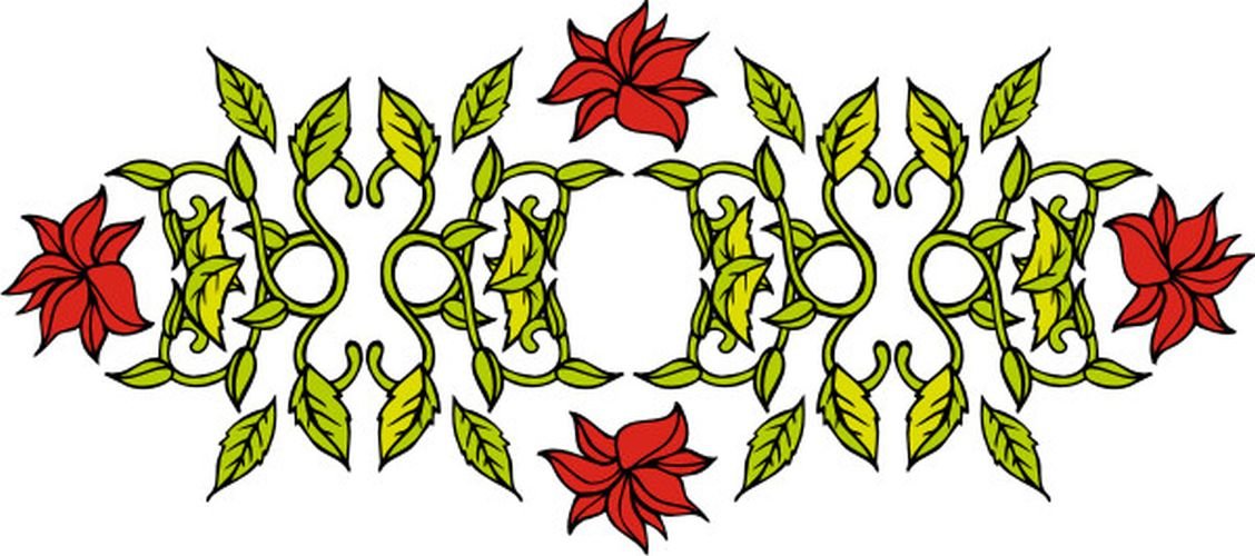 INDIGOS UG - Wandtattoo Wohnzimmer - Wandaufkleber Kinderzimmer bunt farbig MD168 sehr schöne Blume 240 x 106 cm
