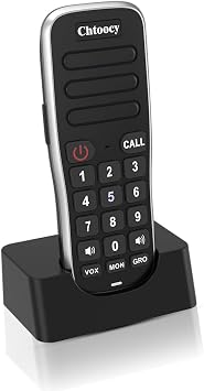 Wireless Intercoms for Home, Rechargeable & 1 Mile Range 5280ft