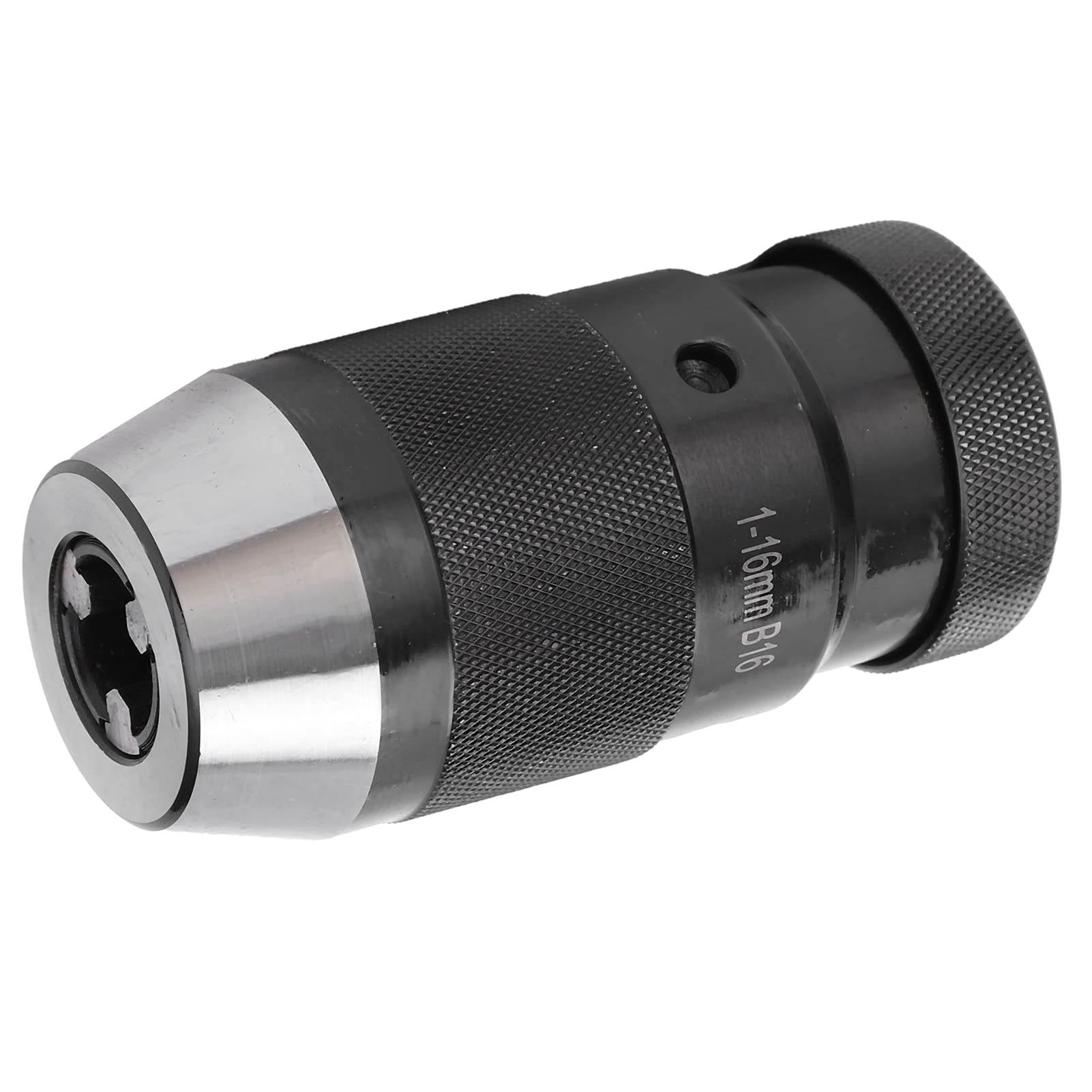 FLEXMAN Uchwyt Wiertarski, 1 Wiertło Zaciskowe O Średnicy 16 mm Samozaciskowe, Samoblokujące Narzędzie Sprzętowe 40CR Bezkluczowy Adapter do Konwersji Uchwytu Wiertarskiego