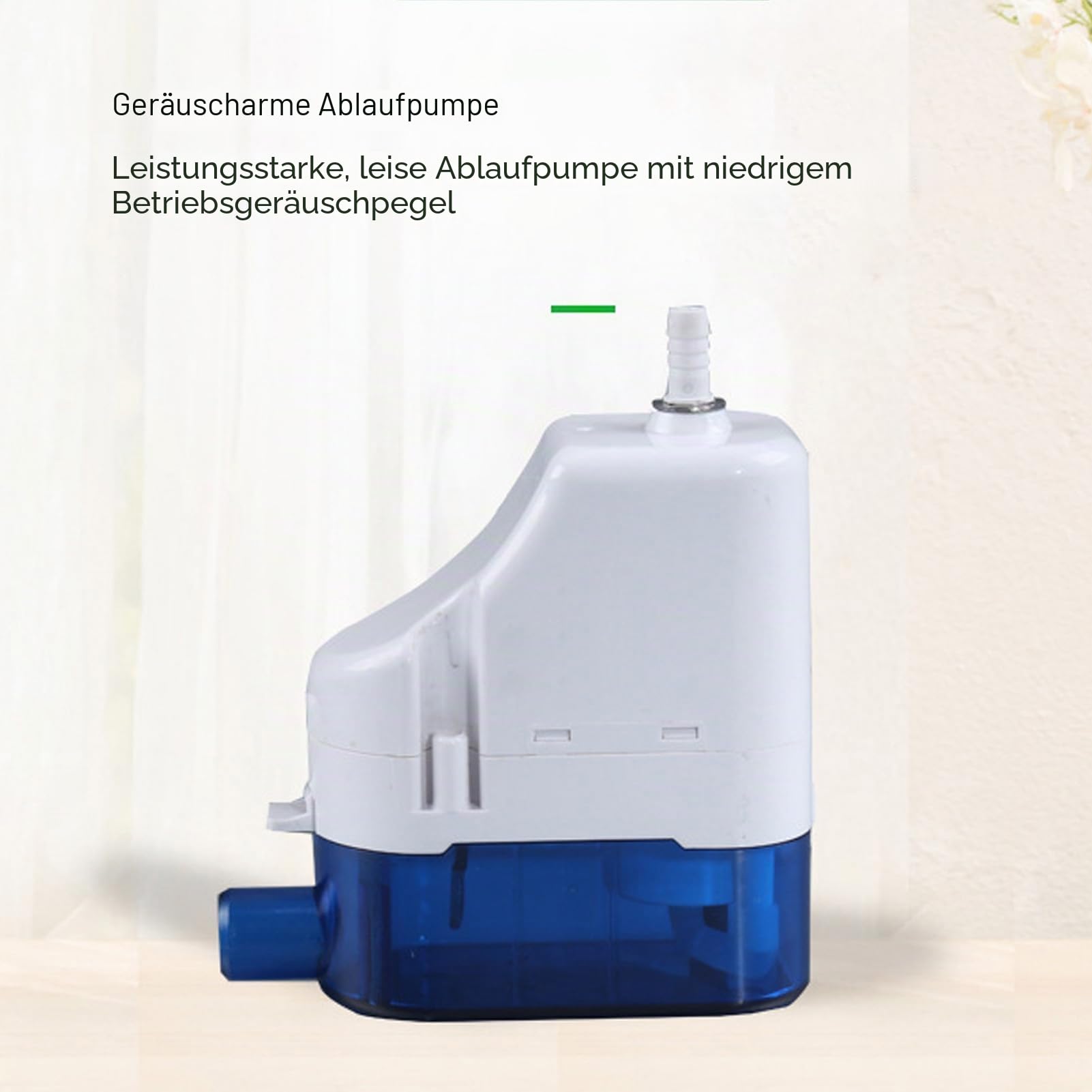 Kondensatentfernungspumpe, 10KW Klimaanlagen-Ablaufpumpe, Automatische Kondensatpumpe, 24 L/h, 0,07L Wassertank, für 1-3P Wandklimaanlage, Luftentfeuchter, Ofen