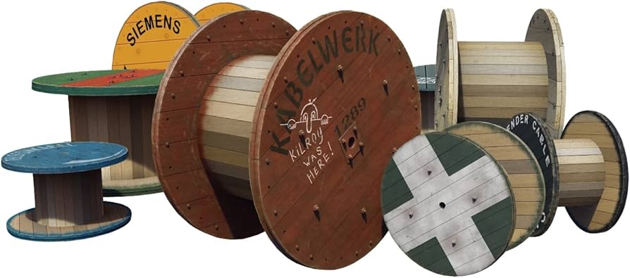 Amazon | ミニアート 1/48 ケーブルドラム プラモデル MA49008