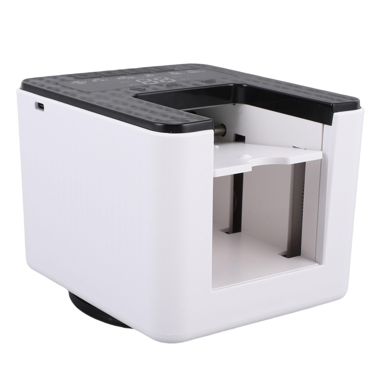 Jectse Mescolatore e Mazziere di Carte Automatico, Mazziere di Carte Programmabile per 1-2 Mazzi, Mescolatore di da Gioco con Rotazione a 360°, Supporta 8 Giocatori per Giochi da