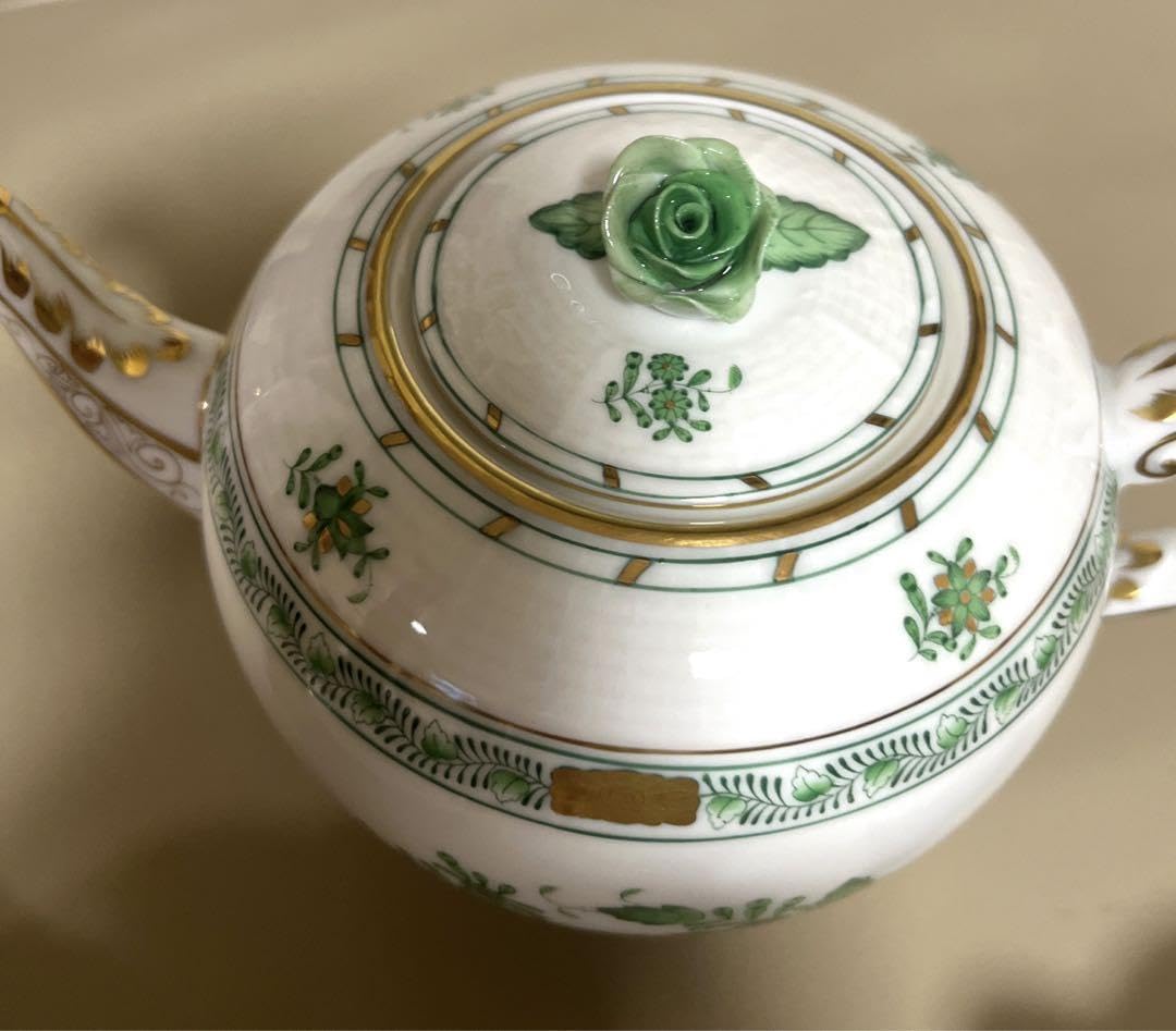 未使用近✨ヘレンド インドの華 ティーポット、シュガー、クリーマー Amazon | ヘレンド インドの華 3点セット ティーポット