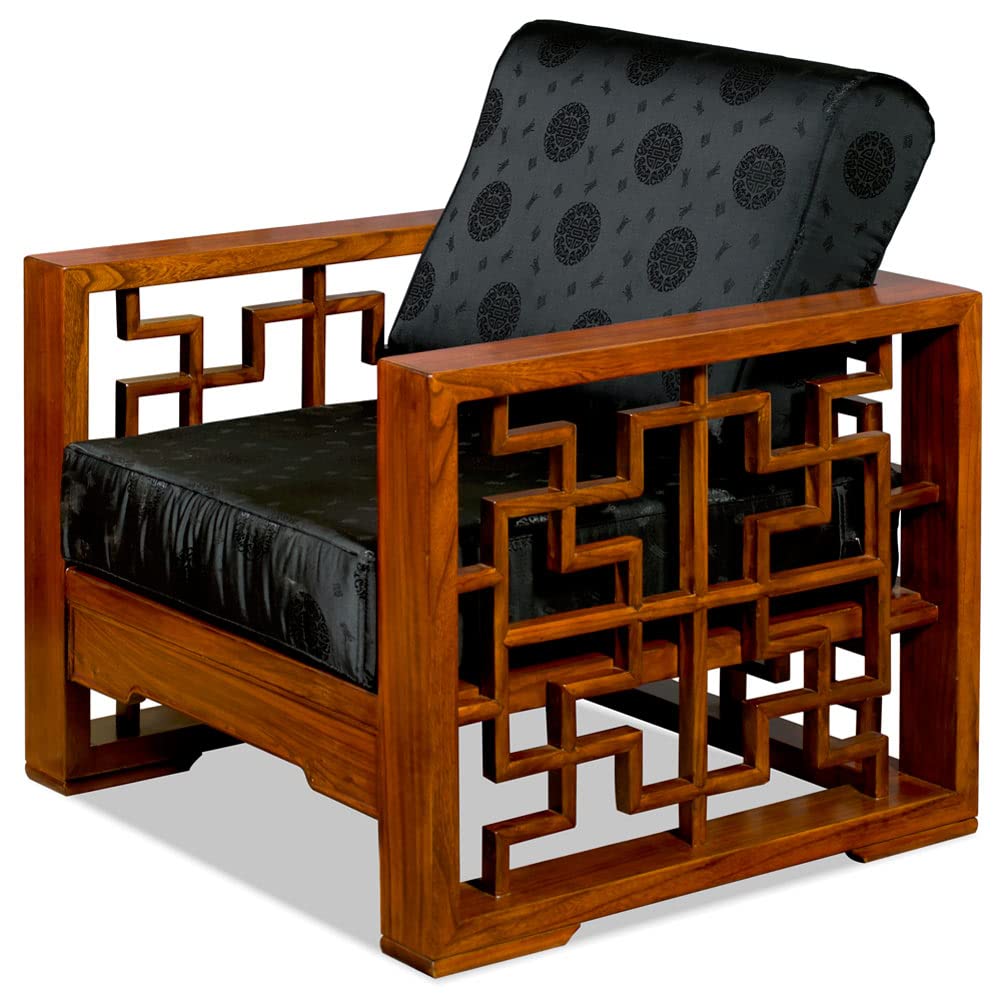 Buy China Furniture Online Mahogany Finish Elmwood Wang Zi Chinese Sofa