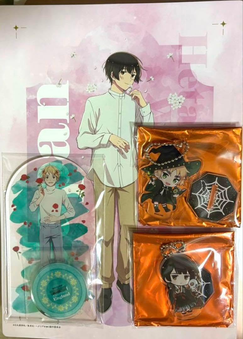 ヘタリア イギリス・日本セット ヘタリア 額縁イラストアート