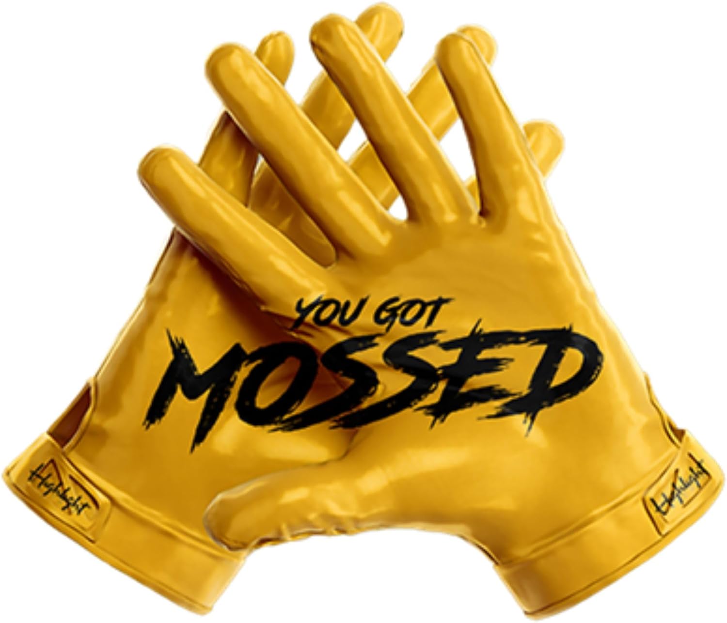 G.O.A.T. Silhouette Football Gloves – Ultra Sticky Grip Wide Receiver Gloves for Youth & Adult – All-Weather Performance – Breathable, Machine Washable