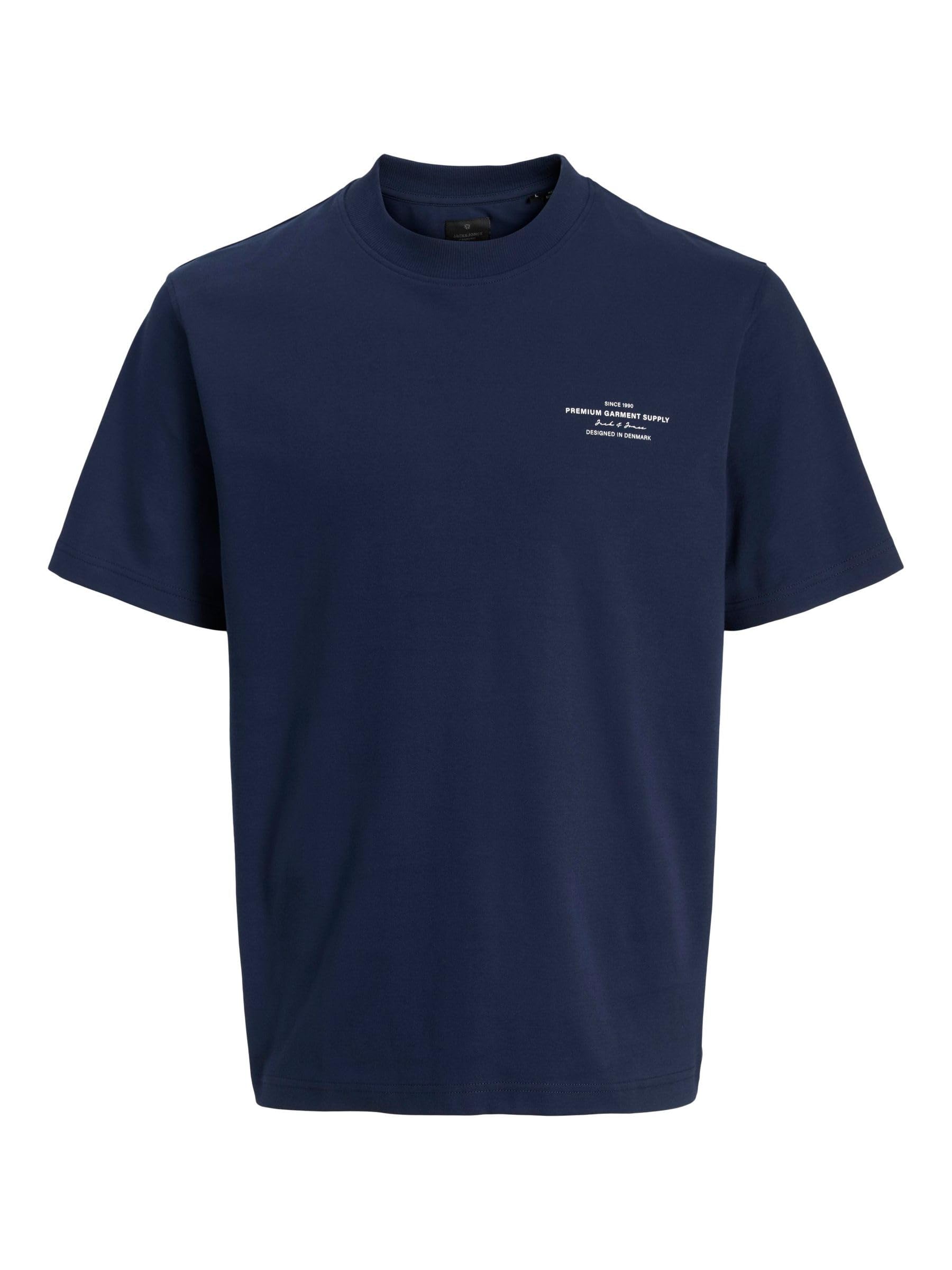 JACK & JONES Jprblachad Branding Ss Crew Neck Tee Sn