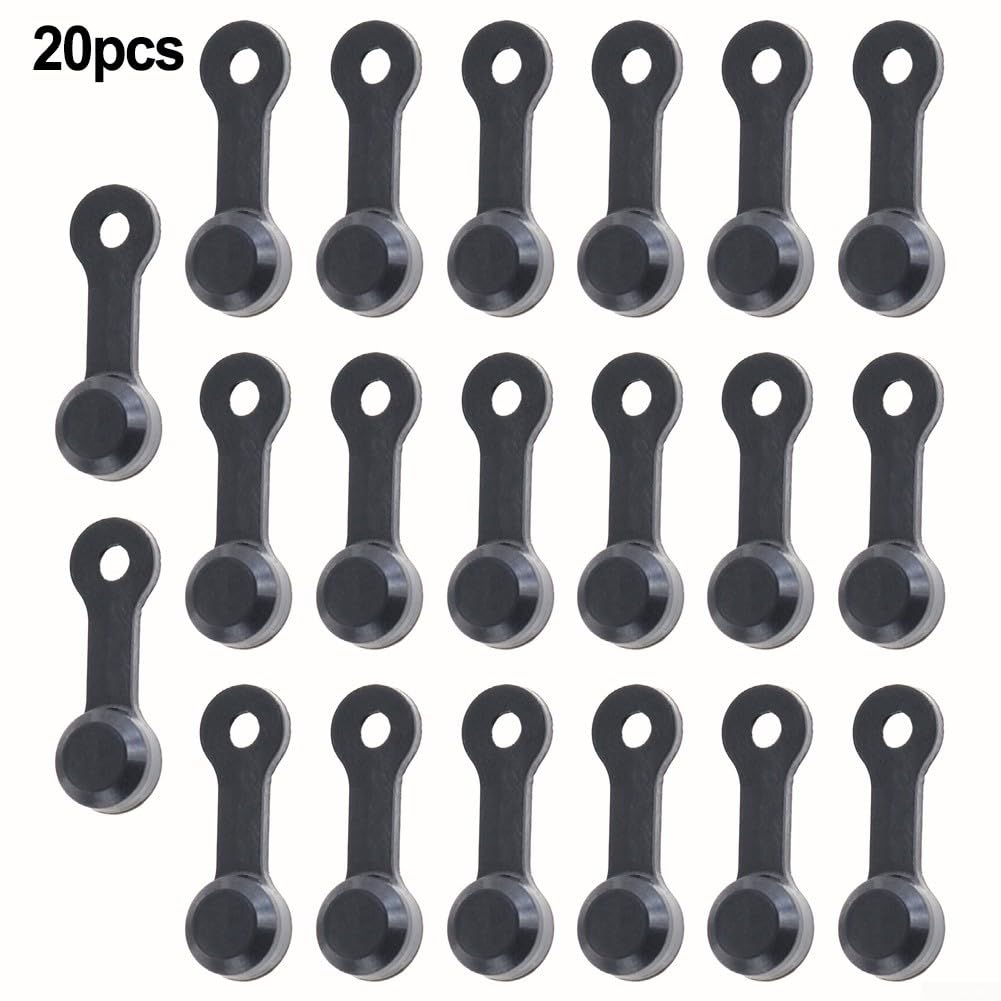 20 szt. zaślepka odpowietrznika hamulca, rowerowa, hydrauliczna, przeciwstarzeniowa nasadka na , kompaktowa i lekka, do Shimano, czarna, 20 szt
