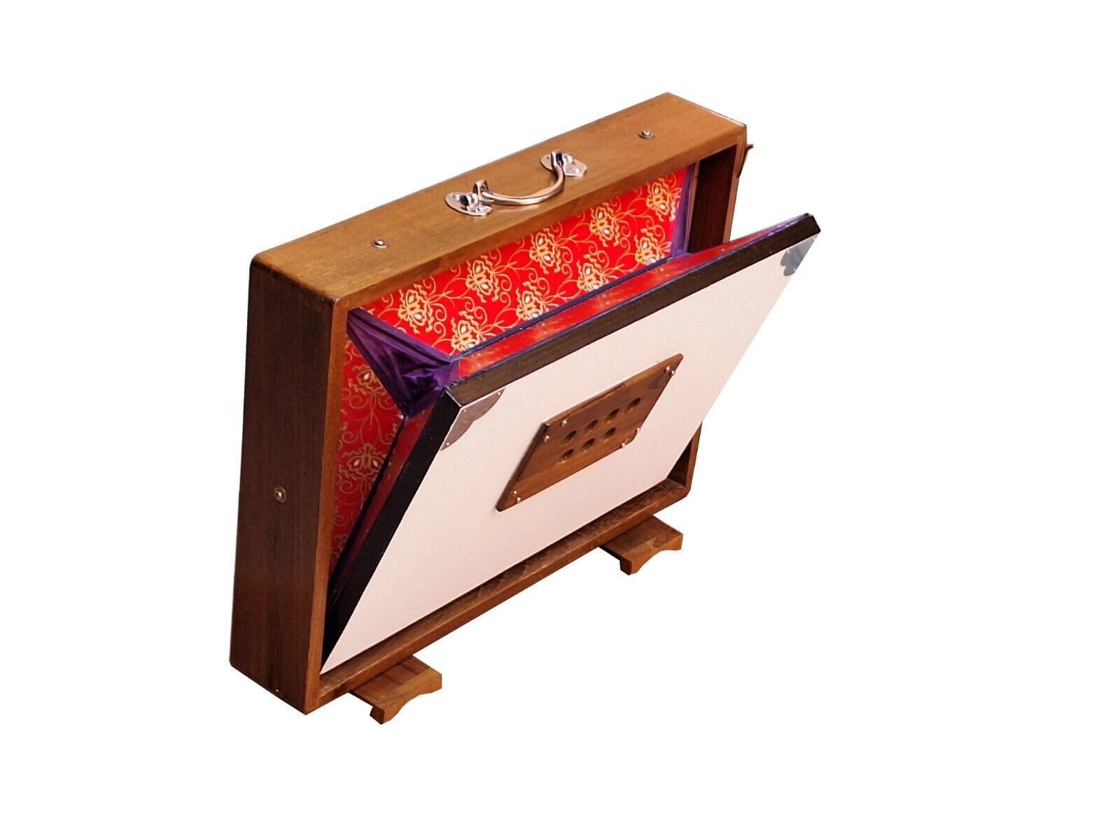 SHRUTI BOX~BIG SIZE (16" X 12" X 3")~13 NOTES)~440Hz~MANTRA~CHANT~YOGA~WITH BAG-1