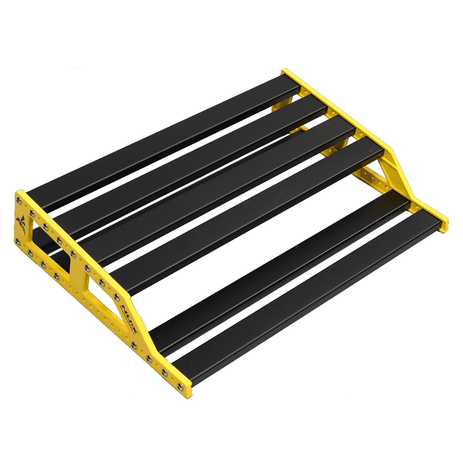 Nux NPB-L - Pedaliera Bumblebee per dispositivi di effetto, misura L + 2 cavi patch keepdrum