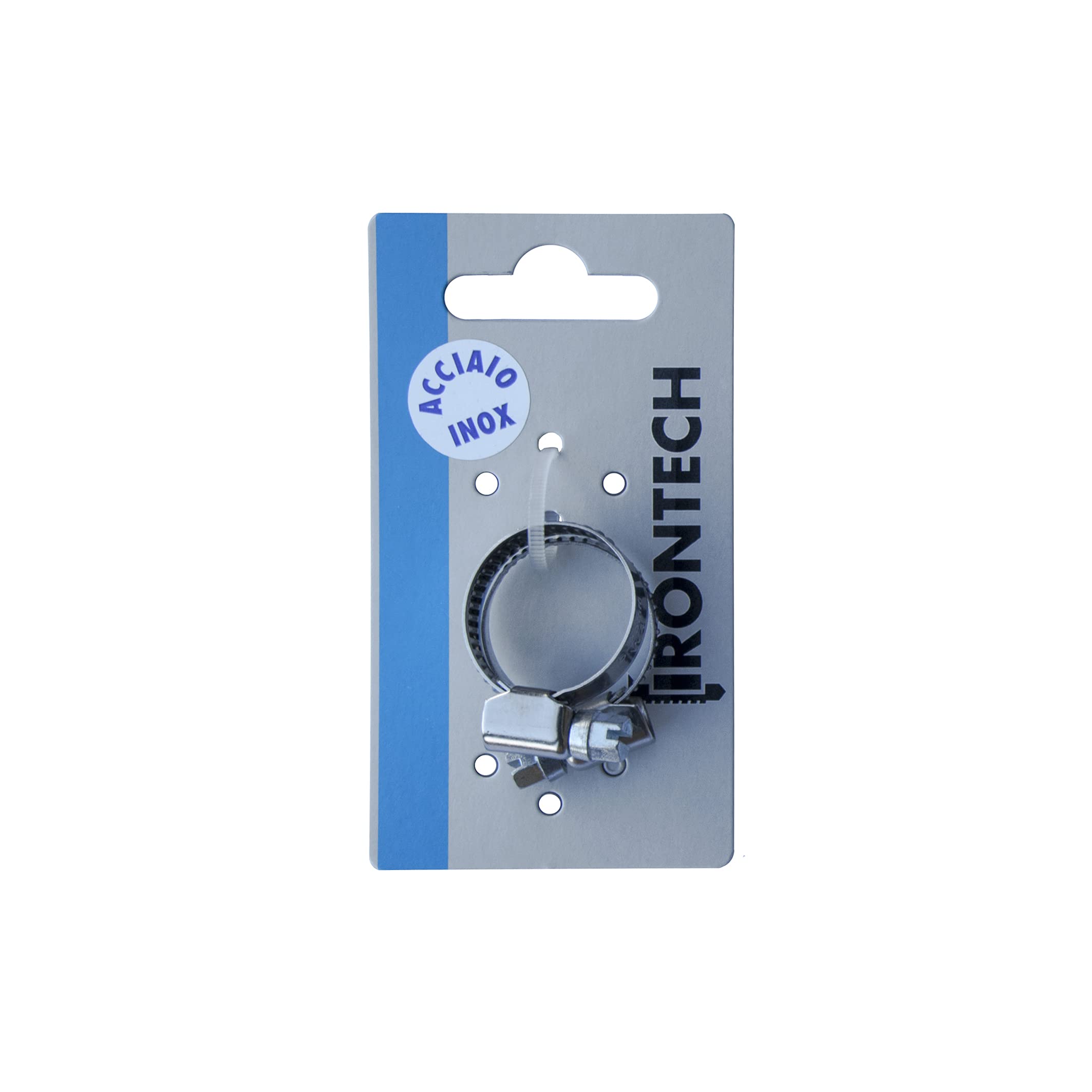 Abrazadera de manguera Ø 15-24 mm. de acero inoxidable A2 - AISI 304-2 uds.