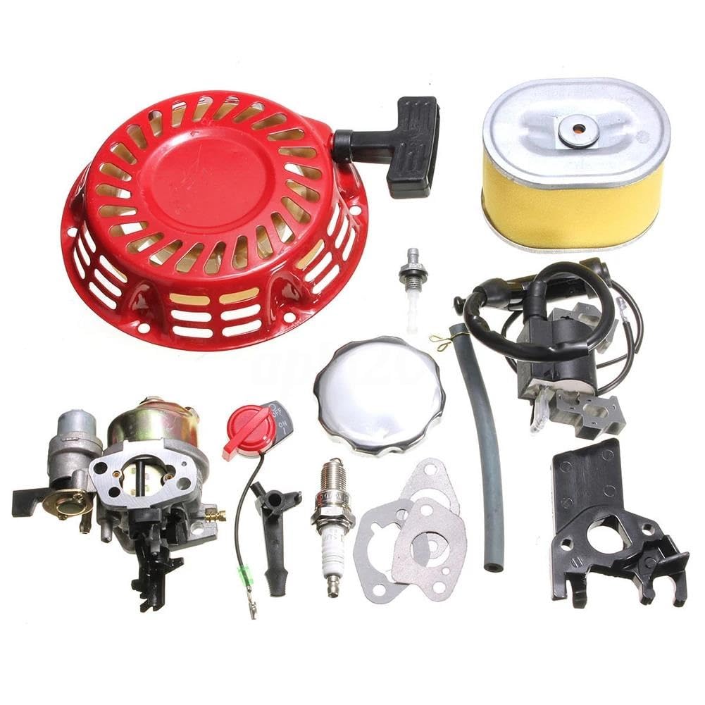Juego De Filtros Combustible Carb para Gx120 GX140 Gx160 GX168 GX180 Gx200 Filtro Combustible Carburador Metal Y Plástico Tanque Combustible