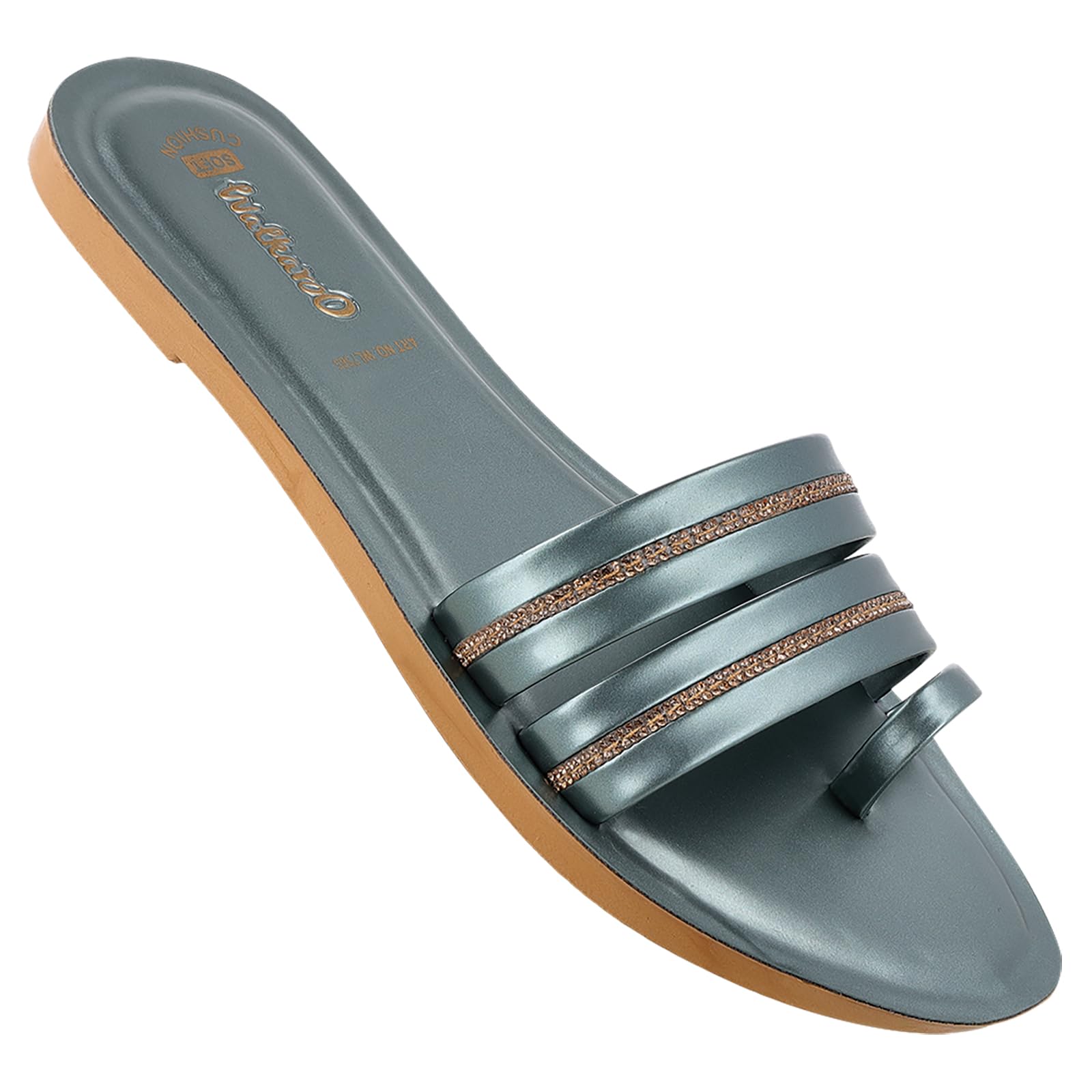 WALKAROO Sandal For Womens|Trendy|Light Weight and Comfortable|Soft Cushion|WL7565 - Teal Blue (B0D7CPN2HC) Amazon Price History, Amazon Price Tracker