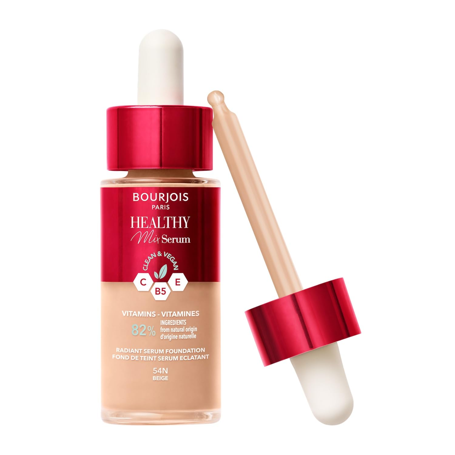 Bourjois Healthy Mix Serum Podkład, 54N - Beige, 30 ml