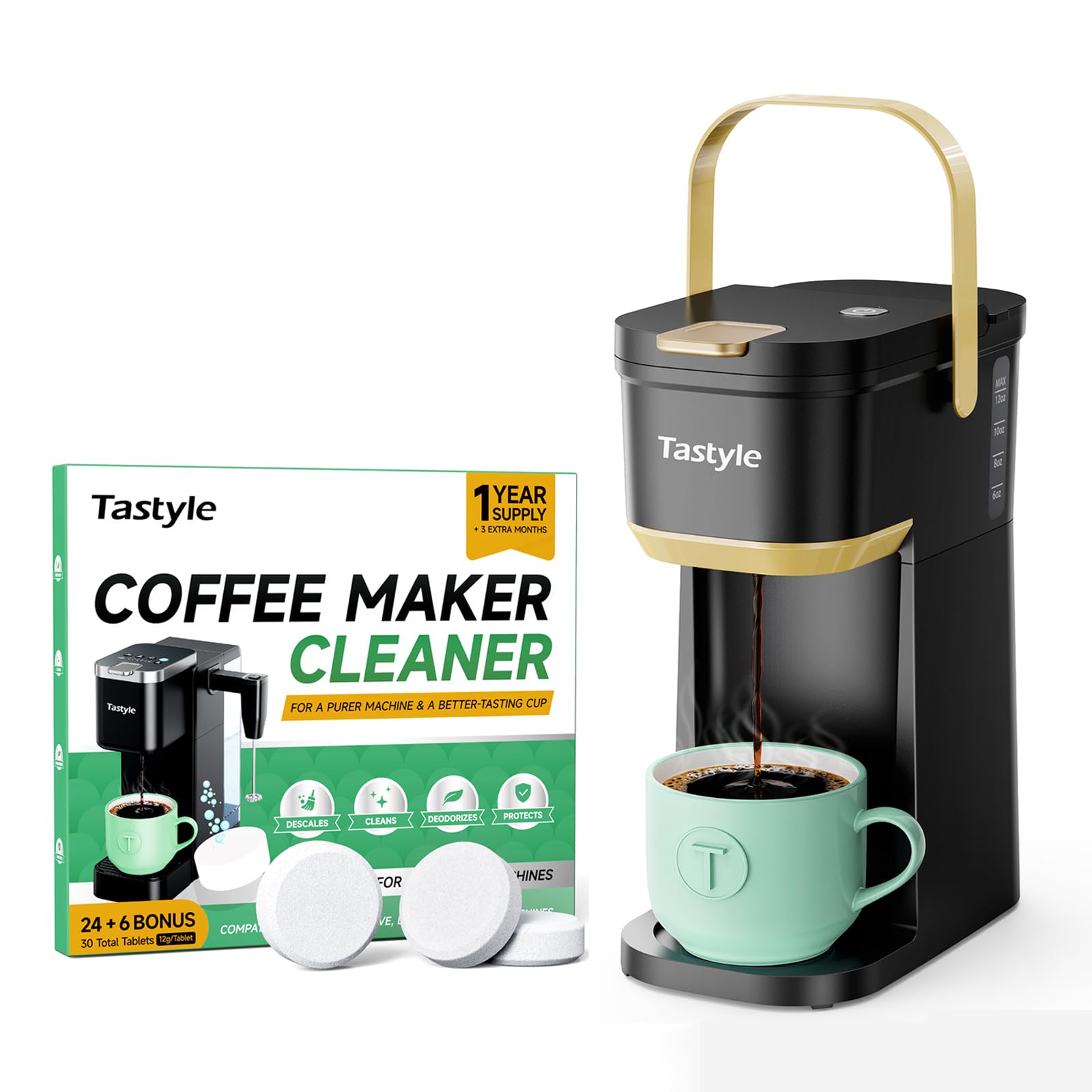 Amazon.com: Tastyle Mini Single Serve Coffee Maker with 30