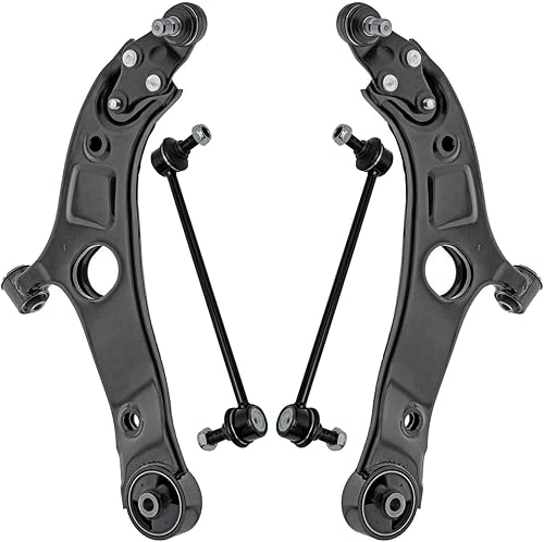 Miniatura 942 de Detroit Axle - Kit de brazos de control delanteros de 4 piezas para Chevrolet Aveo Aveo5 Pontiac G3 Wave Wave5 Suzuki Swift+, 2 brazos de control