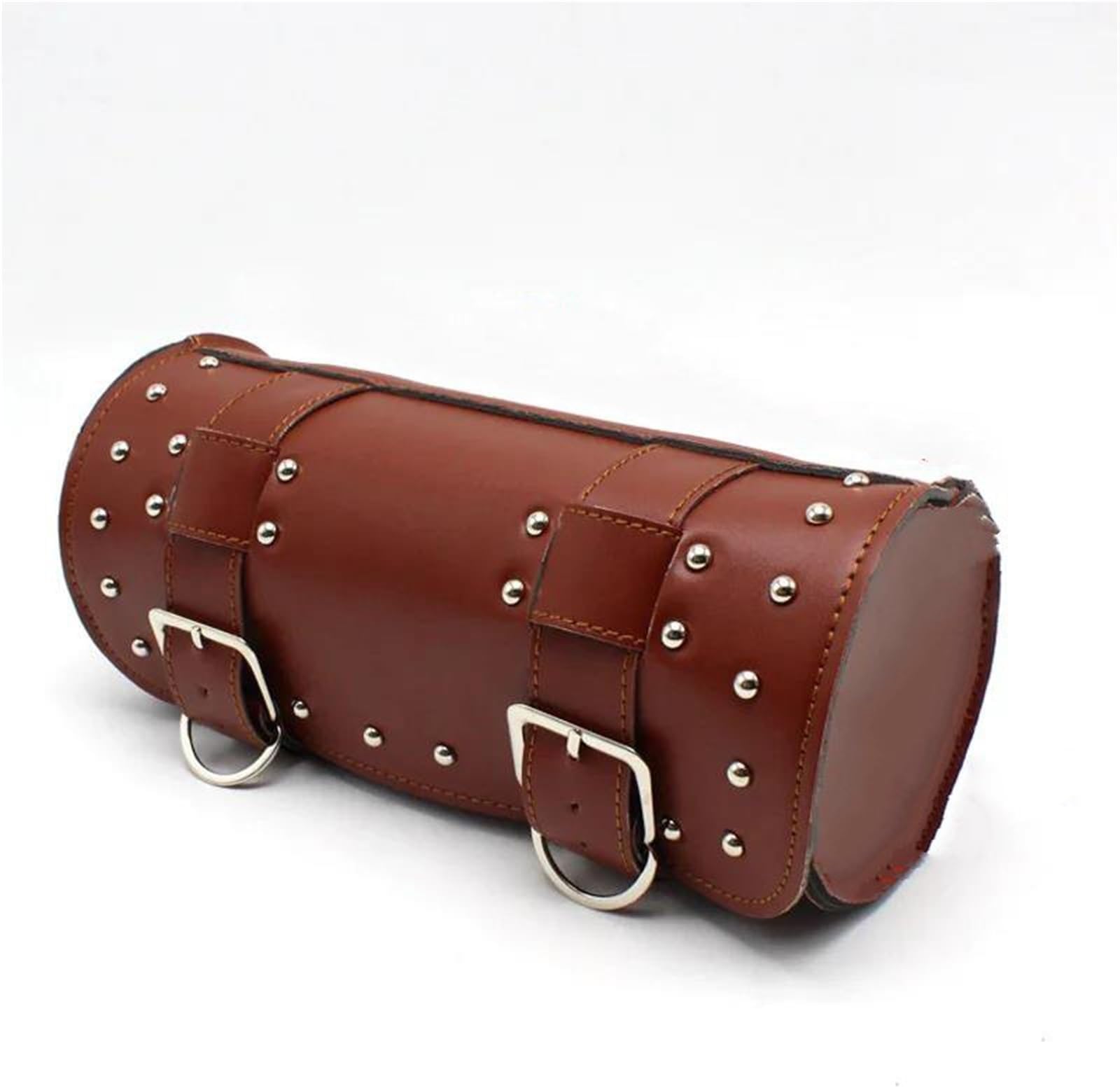 Saddlebag Motorcycle Front Fork Bag/leather Saddlebag For Harley For Davidson For Sportster XL Touring Softail Dyna Road King(Style 2)